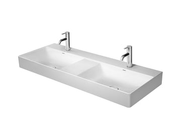 DURAVIT DuraSquare Basin 1200x470mm, no O/F, Waste Inc, Glazed Underneath | The Source - Bath • Kitchen • Homewares