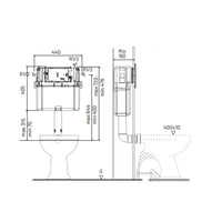 Studio Bagno Expert Evo (Mechanical) Low Level - Under Bench Cistern