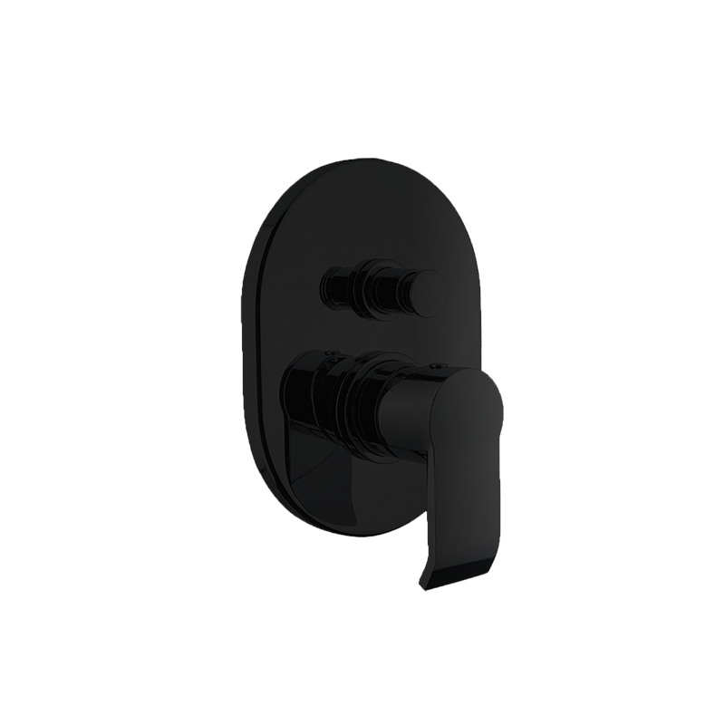 Gareth Ashton Stile Wall Diverter Mixer - Black