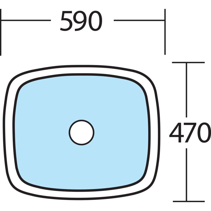 Oliveri Laundry 45L Undermount Tub -DU490U
