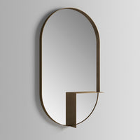 Ex.t Nouveau Shelf Mirror Bronze