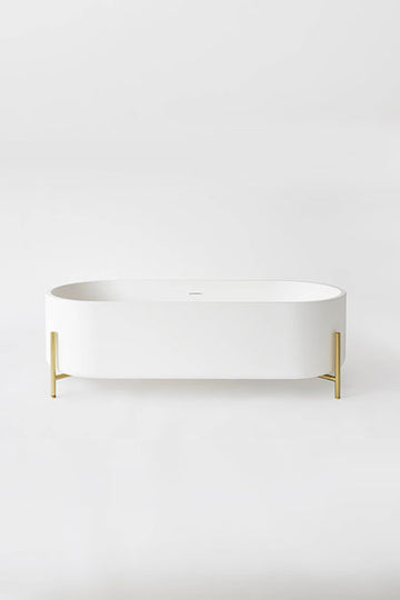 Ex.t STAND - Bathtub with swivel siphon. Brass Stand