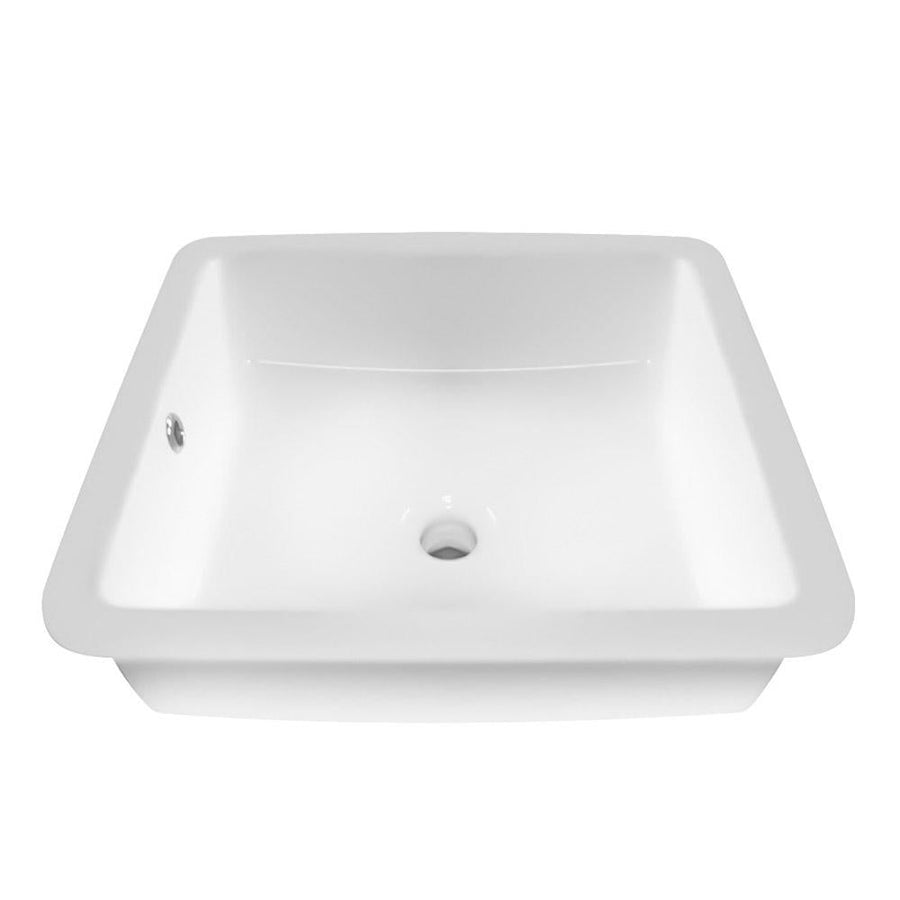 Argent EVO 360 Deep Under Counter Basin No Tap Hole - Gloss White
