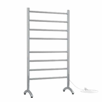 Thermorail FS66E Freestanding Straight/Round 100 Watt Heated Towel Rail