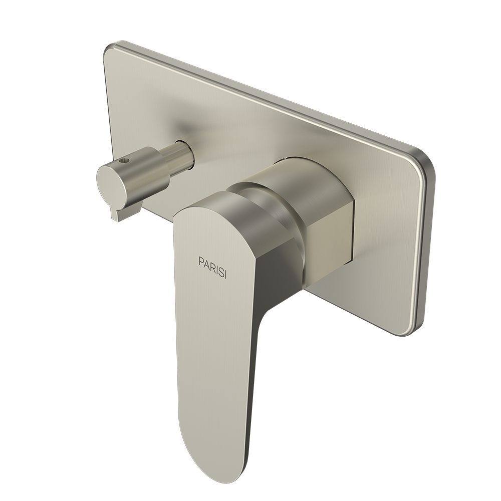 Parisi Loom Wall Mixer with 2-Way Diverter - Brushed Nickel