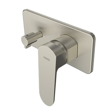 Parisi Loom Wall Mixer with 2-Way Diverter - Brushed Nickel