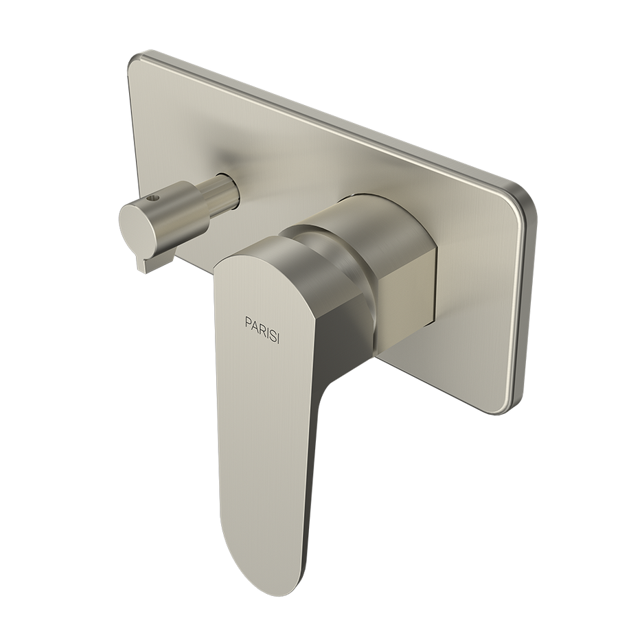 Parisi Loom Wall Mixer with 2-Way Diverter - Brushed Nickel