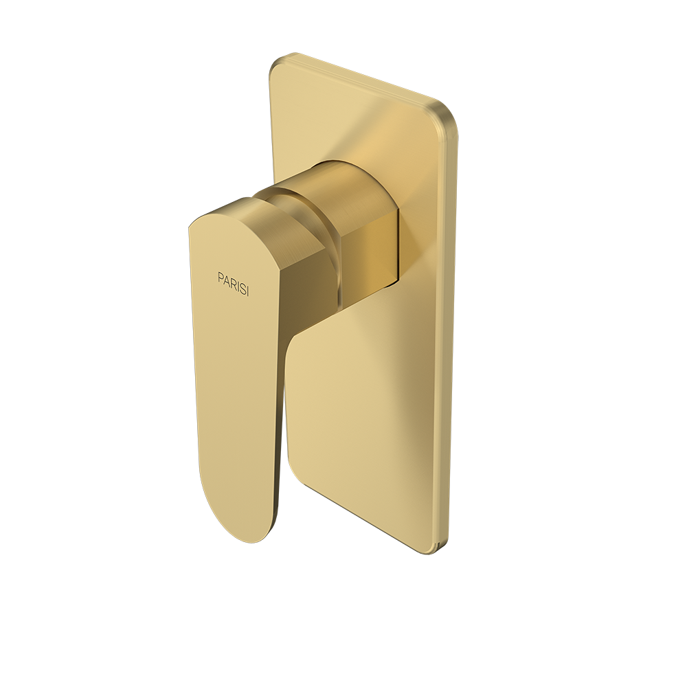 Parisi Loom Wall Mixer - Brushed Brass