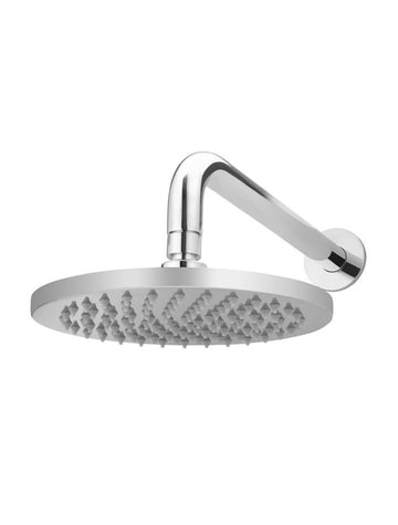 Meir Round Wall Shower 200mm Rose, 300mm Curved Arm