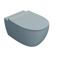4ALL Senzabrida Wall-Hung Toilet Pan & Soft Close Seat Kit - COLOUR