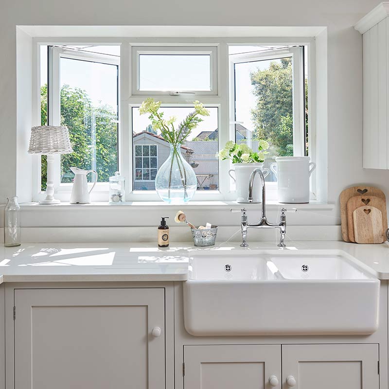 SHAWS Double Bowl 800 Sink | The Source - Bath • Kitchen • Homewares