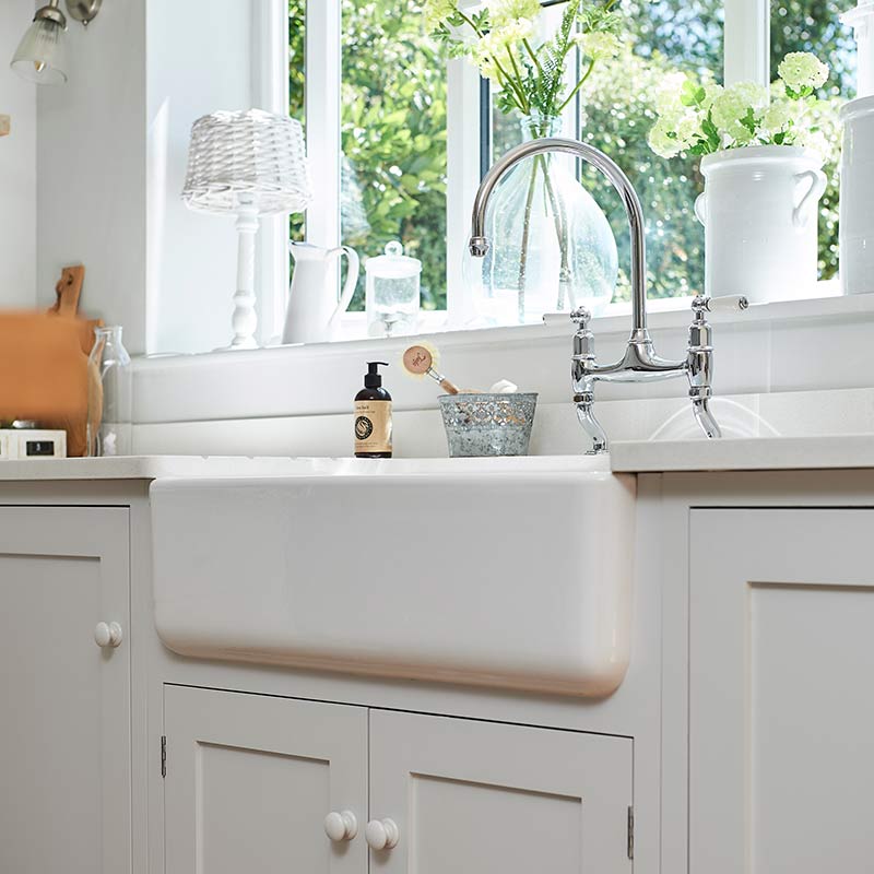 SHAWS Double Bowl 800 Sink | The Source - Bath • Kitchen • Homewares