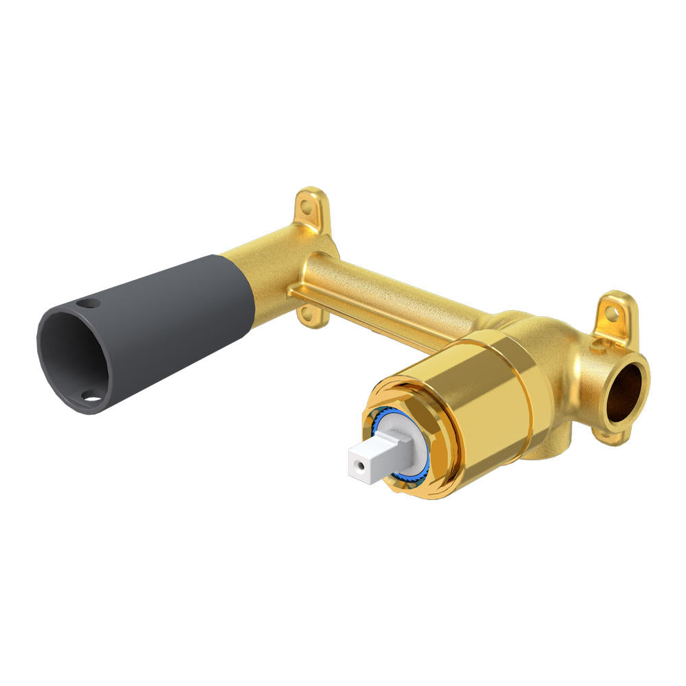 Villeroy & Boch Stratos Rectangular Shower Mixer Gun Metal