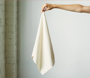 VIRGINIA Organic Cotton (Hand) Towel in Ivory