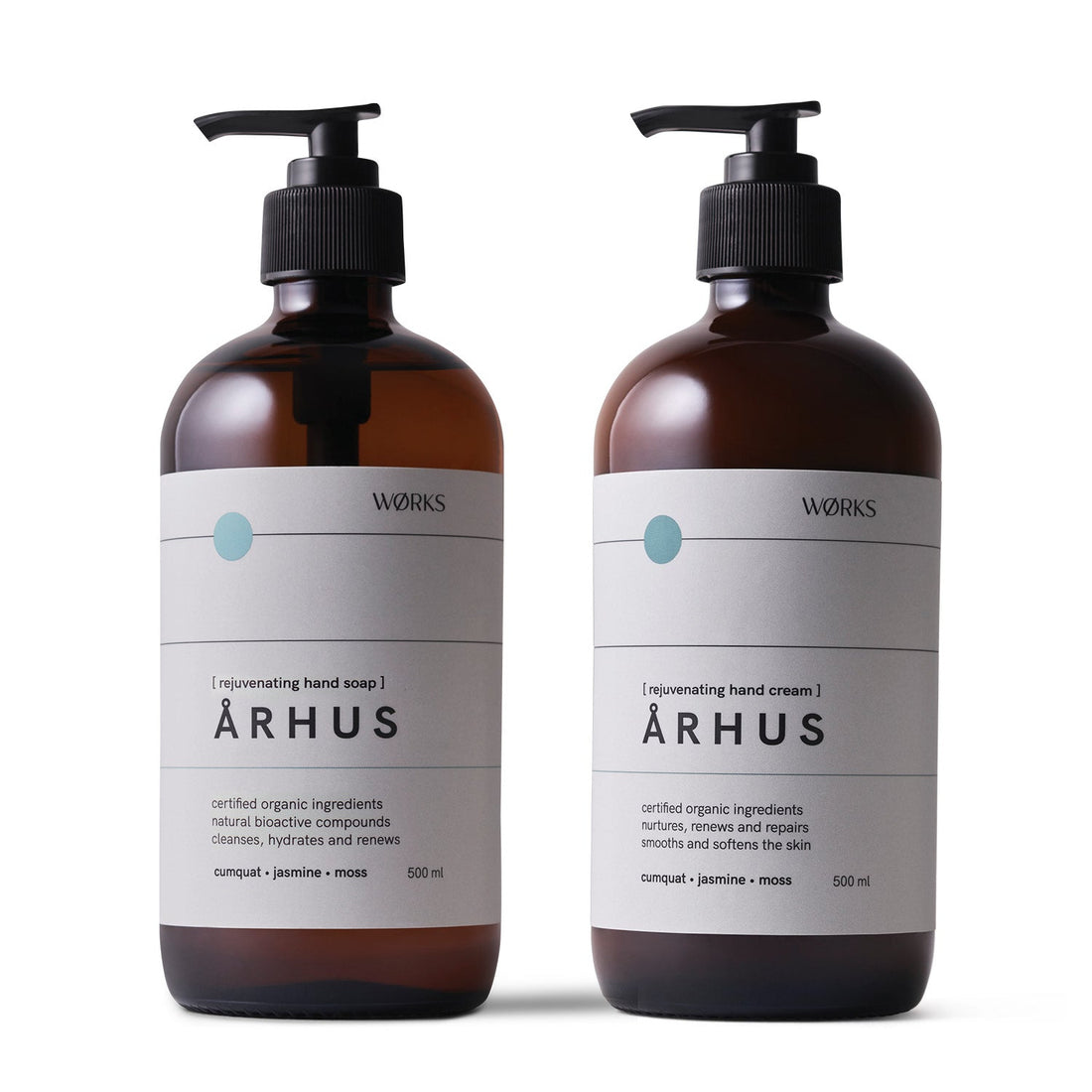 Hand cream and soap duo by WØRKS
