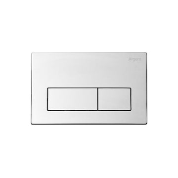 Argent Kubic In-Wall Flush Plate
