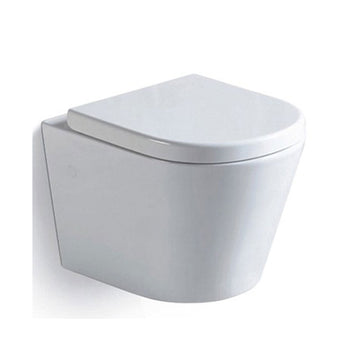 Argent Vista Wall Hung Pan with Soft Close Seat