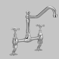 Astra Walker Olde English Kitchen Set With Stanmore Spout (Cross Handles)
