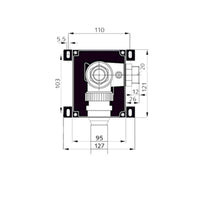 Schell Compact II WC Flush Valve Body High Pressure