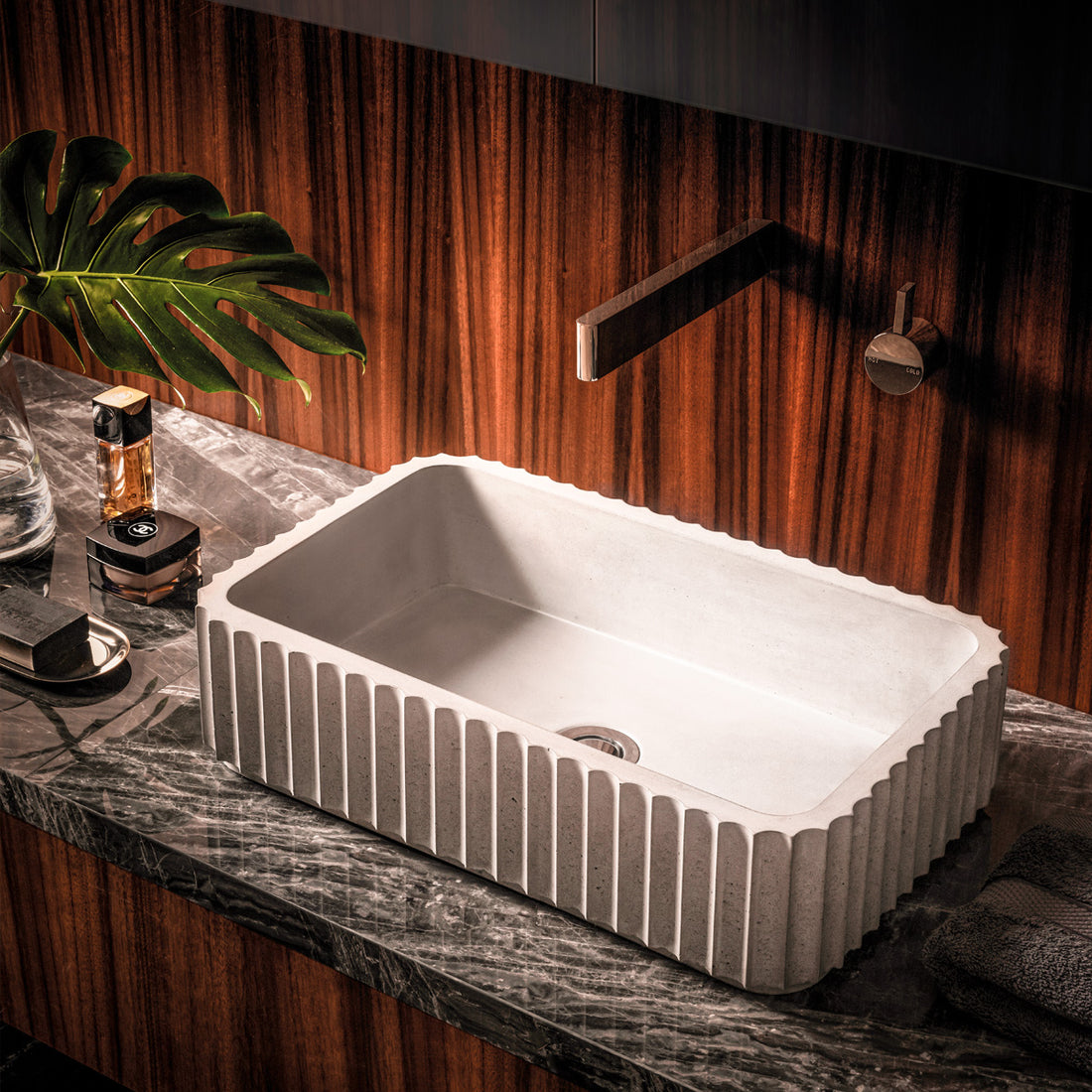 MEEK BATHWARE Doric Basins - Rectangle Built in - by Michael Mitris | The Source - Bath • Kitchen • Homewares