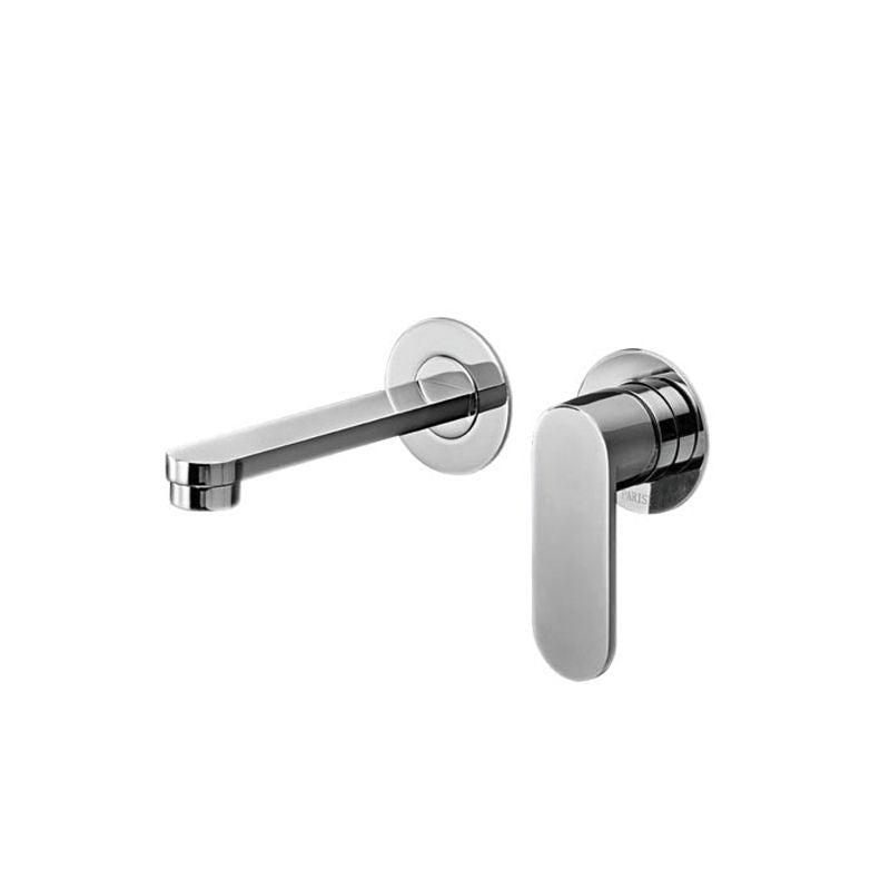 Parisi Ellisse Wall Mixer with Spout - Chrome