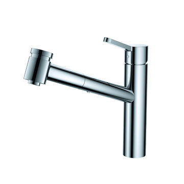 Argent Esprit Kitchen Mixer with Pull-Out Spray - Chrome