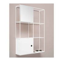 Ex.t FELT - Wall mounted modular system. Composition 1 White