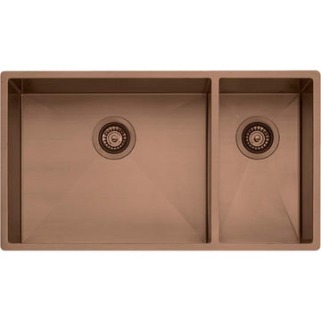 OLIVERI Spectra 1 & 1/2 Bowl Copper Sink | The Source - Bath • Kitchen • Homewares
