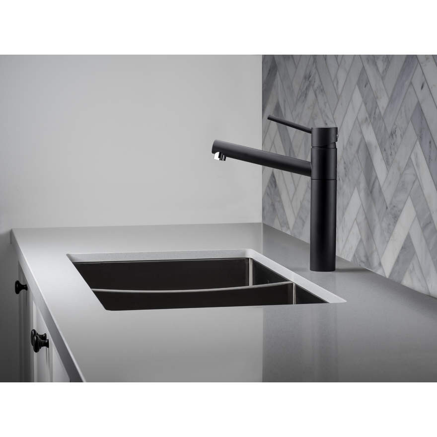 OLIVERI Spectra 1 & 1/2 Bowl Gunmetal Sink | The Source - Bath • Kitchen • Homewares