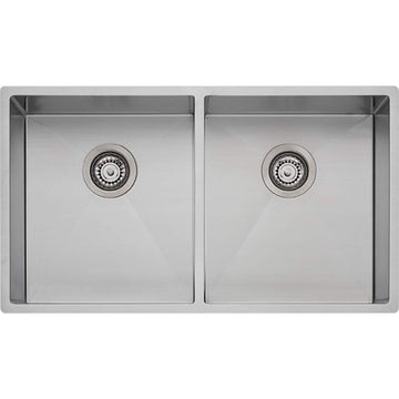 OLIVERI Spectra Double Bowl Stainless Sink | The Source - Bath • Kitchen • Homewares
