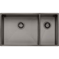 OLIVERI Spectra 1 & 1/2 Bowl Gunmetal Sink | The Source - Bath • Kitchen • Homewares