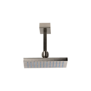 Gessi Rettangolo Vertical Shower Head 200mm - Brushed Nickel