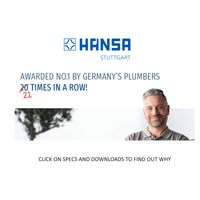 Hansa Ronda Oval Diverter Mixer - Chrome