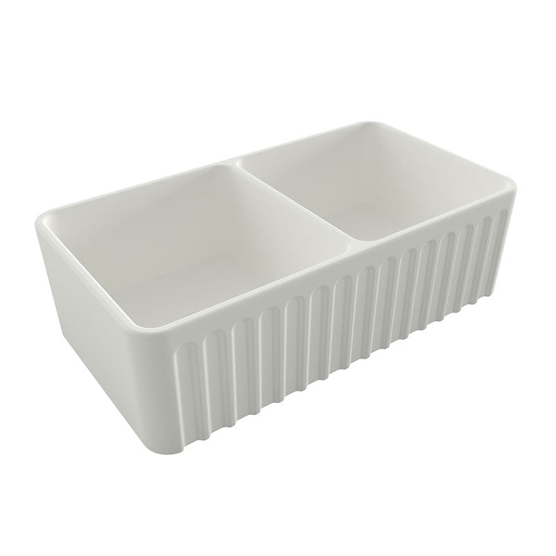 Turner Hastings Novi 85 x 46 Fine Fireclay Butler Sink - Matte White