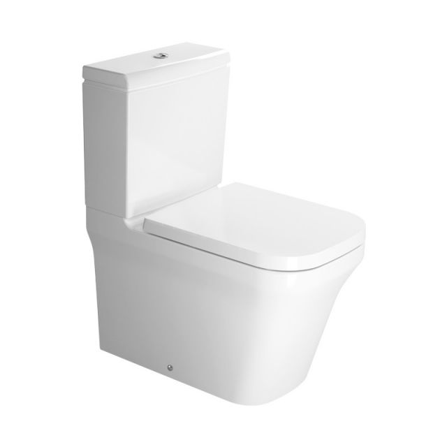 Duravit P3 Comforts Rimless BTW Toilet Suite - Includes Pan, Cistern, Seat & Connector