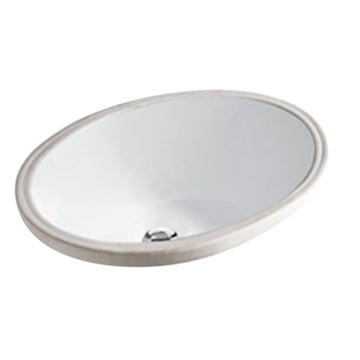 Argent Pace 400 Round Under Counter Basin - Gloss White