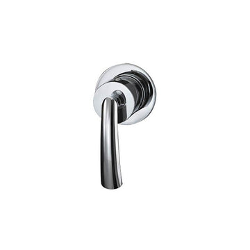 Parisi Curva Wall Mixer Small Plate - Chrome