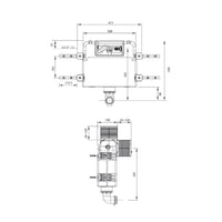 Parisi Undercounter Concealed Cistern PA130