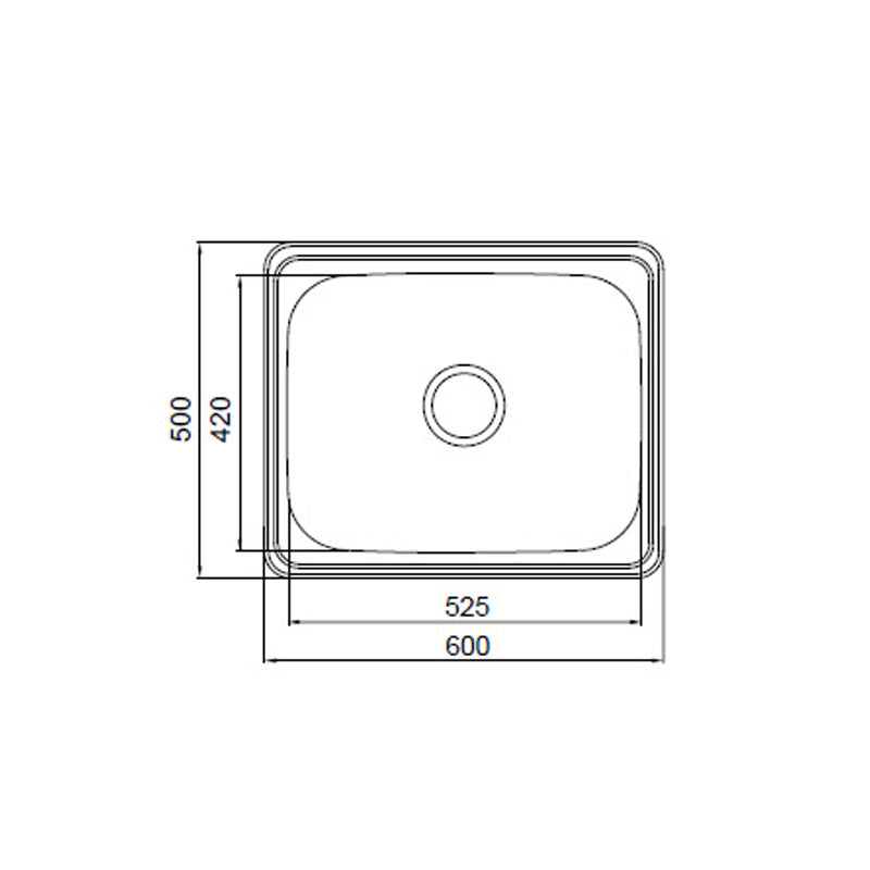 Abey The Lodden PR45 Laundry Sink