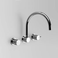 ASTRA WALKER Icon Wall Set with 230mm Swivel Spout | The Source - Bath • Kitchen • Homewares