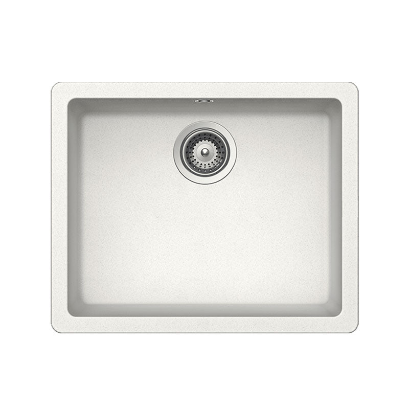 Abey SCHOCK Quadro Large Topmount-Undermount Single Bowl Sink - Alpina