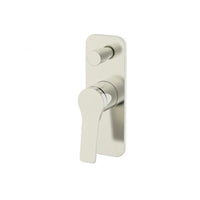 Studio Bagno Pop Shower Mixer with Diverter - Brushed Nickel