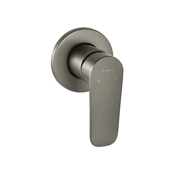 Argent Pace Shower Mixer - Brushed Nickel
