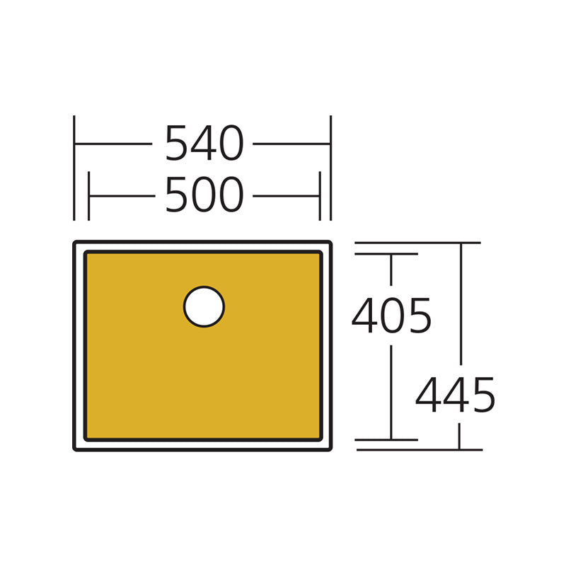 Oliveri Spectra Single Bowl Sink Stainless Steel SB50SS