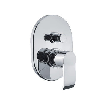 Gareth Ashton Stile Wall Diverter Mixer - Chrome