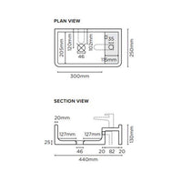 Nood Co Shelf 01 Surface Mount Basin Custard