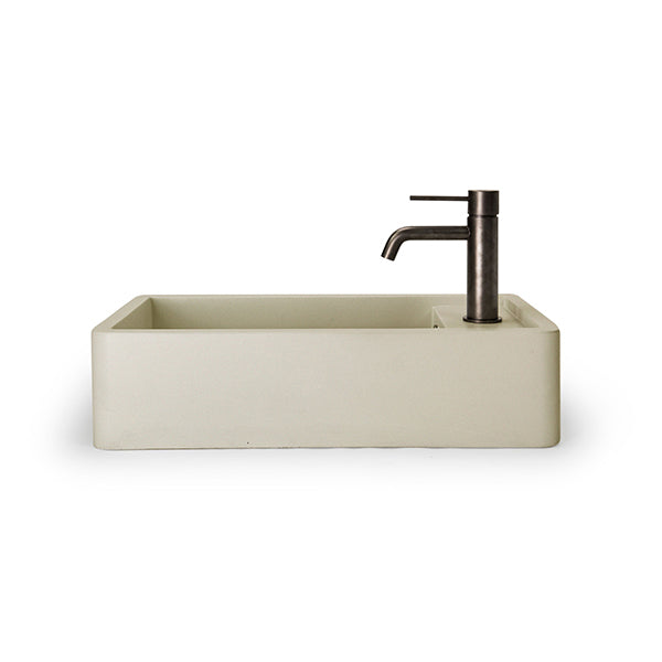 Nood Co Shelf 01 Wall Hung Basin Sand