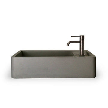 Nood Co Shelf 02 Surface Mount Basin Mid Tone Grey