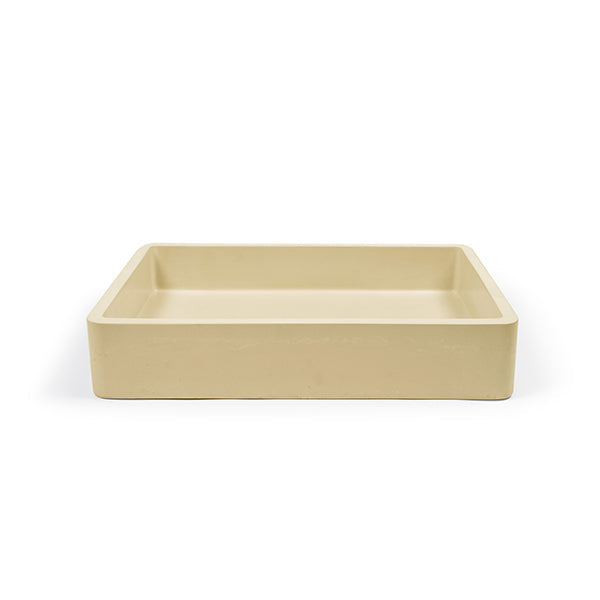 Custard Case Rectangular Nood Co Vesl Rectangle Basin Surface Mount Custard – The Source