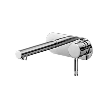 Parisi Tondo Wall Mixer 160mm Spout with Ellise Backplate - Chrome